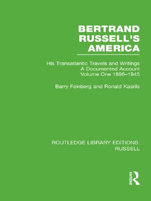 cover image of Bertrand Russell's America